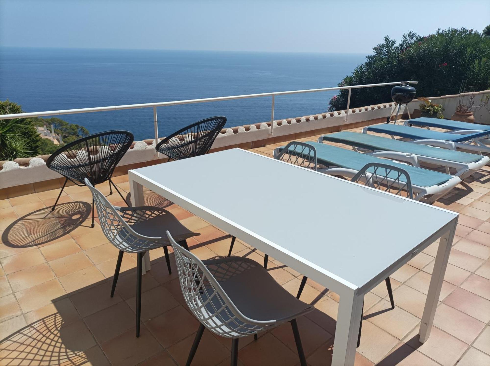 "La Terrasse De La Mer 8" -Climatisation-Wifi-Bbq -Piscine-Parking Begur Zewnętrze zdjęcie